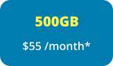 500GB $55/month